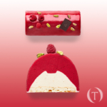 Bûche glacée - Framboise /Pistache BIO ( pour 8-10 pers)