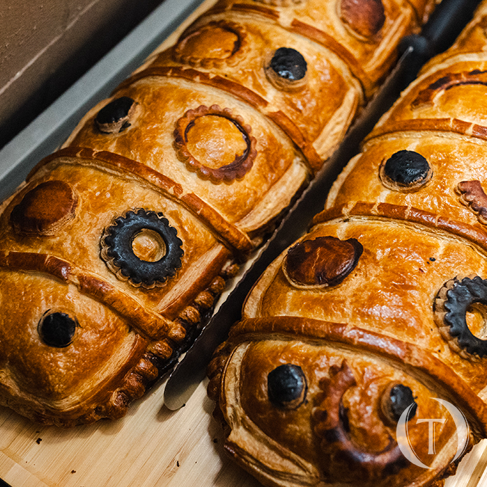 Jambon en croûte revisité, sauce Madère