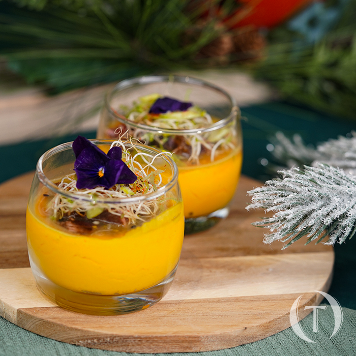 Verrine de Bœuf et Potimarron