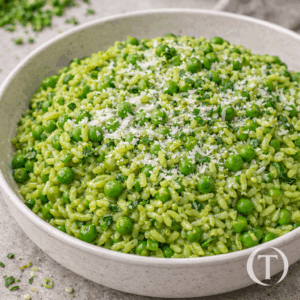 Riso façon risotto aux petits pois