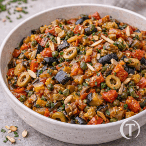 Caponata de légumes méditerranéens