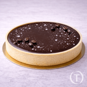 Tarte café alliance chocolat blanc, café